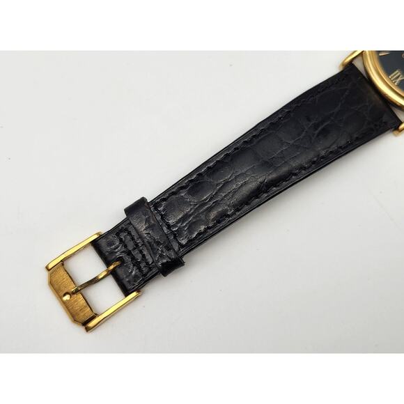 Movado Museum Classic Gold Tone Quartz Men's Wristwatch - New Battery - Picture 9 of 16